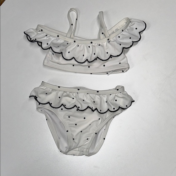 Janie and Jack Other - Toddler Janie and Jack Cream Polka Dot Bikini Set